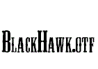 BlackHawk.otf