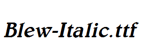 Blew-Italic.ttf