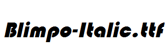 Blimpo-Italic.ttf