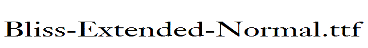 Bliss-Extended-Normal.ttf