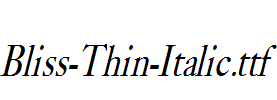 Bliss-Thin-Italic.ttf