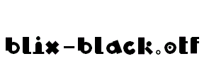 Blix-Black