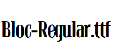 Bloc-Regular