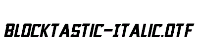 Blocktastic-Italic