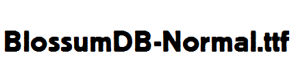 BlossumDB-Normal.ttf