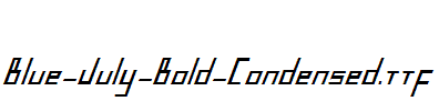 Blue-July-Bold-Condensed