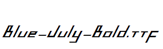 Blue-July-Bold