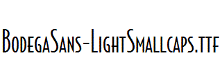 BodegaSans-LightSmallcaps.ttf