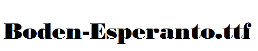 Boden-Esperanto.ttf