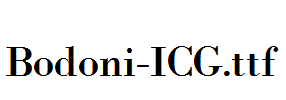 Bodoni-ICG.ttf