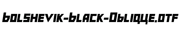 Bolshevik-Black-Oblique