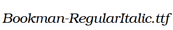 Bookman-RegularItalic.ttf