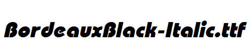 BordeauxBlack-Italic.ttf