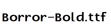 Borror-Bold.ttf