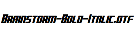 Brainstorm-Bold-Italic