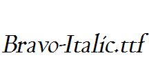 Bravo-Italic.ttf