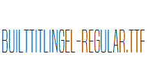 BuiltTitlingEl-Regular