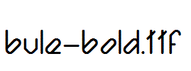 Bule-Bold