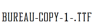 Bureau-copy-1-.ttf