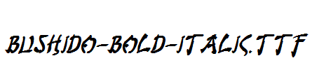 Bushido-Bold-Italic.ttf