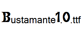 Bustamante1.0.ttf
