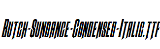 Butch-Sundance-Condensed-Italic