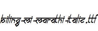biling-mi-marathi-Italic.ttf