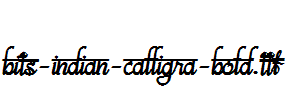 bits-indian-calligra-Bold