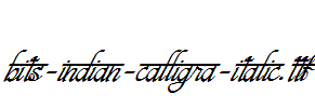 bits-indian-calligra-Italic
