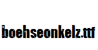 boehseonkelz.ttf