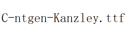 C-ntgen-Kanzley.ttf
