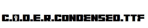 C.O.D.E.R.Condensed.ttf