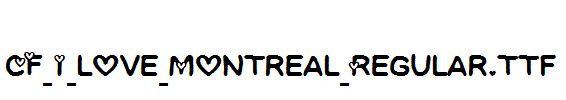 CF-I-love-Montreal-Regular