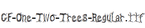 CF-One-Two-Trees-Regular.ttf