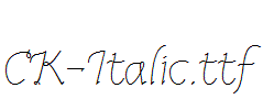CK-Italic.ttf