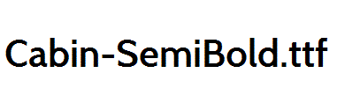 Cabin-SemiBold