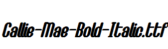 Callie-Mae-Bold-Italic