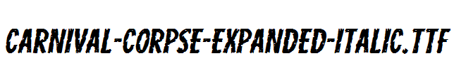 Carnival-Corpse-Expanded-Italic