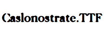 Caslonostrate