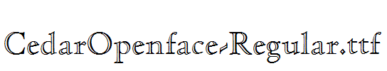 CedarOpenface-Regular.ttf