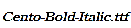 Cento-Bold-Italic.ttf