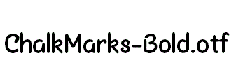 ChalkMarks-Bold