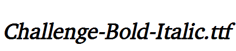 Challenge-Bold-Italic.ttf