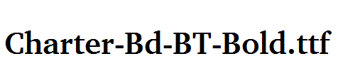 Charter-Bd-BT-Bold.ttf