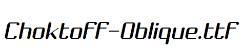 Choktoff-Oblique.ttf