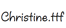 Christine.ttf