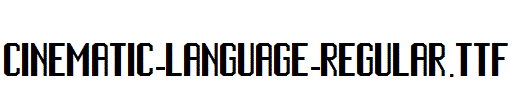 Cinematic-Language-Regular