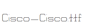 Cisco-Cisco.ttf