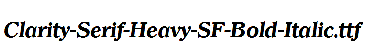 Clarity-Serif-Heavy-SF-Bold-Italic.ttf