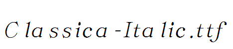 Classica-Italic.ttf